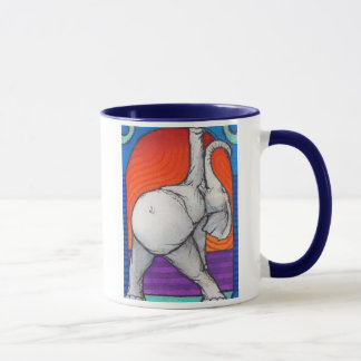 Taza manejada azul del campanero de Yogaphant 2