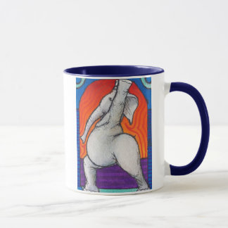 Taza manejada azul del campanero de Yogaphant 4