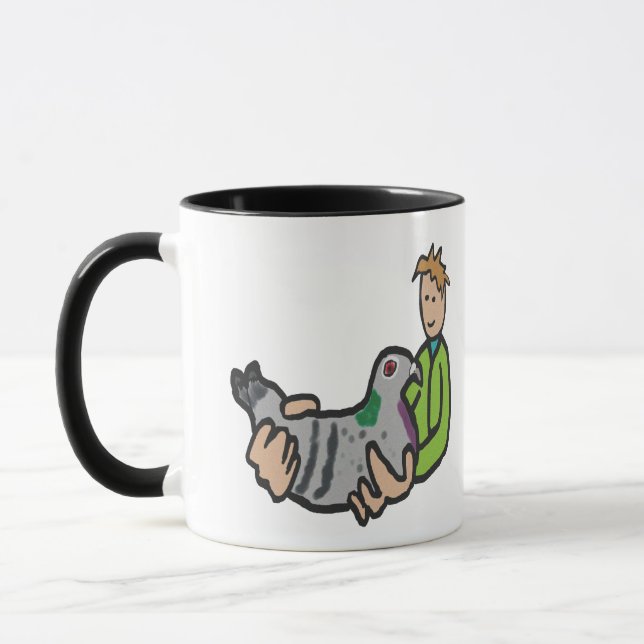 Taza Manejo de palomas (Izquierda)