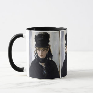 Taza Manet - Berthe Morisot con un ramo de violetas