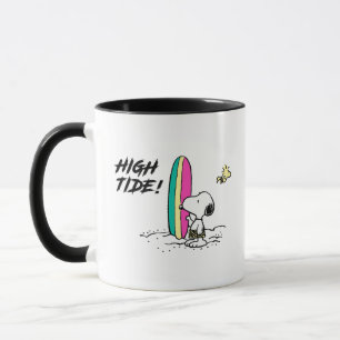 Taza Maní Alta marea de Snoopy y Woodstock