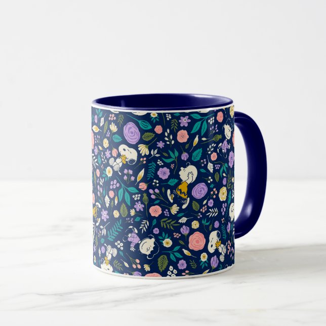 Taza Maní En Patrón De Bloom (Anverso derecho)