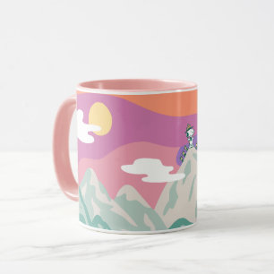 Taza Maní Snoopy & Troop Senderismo por la montaña