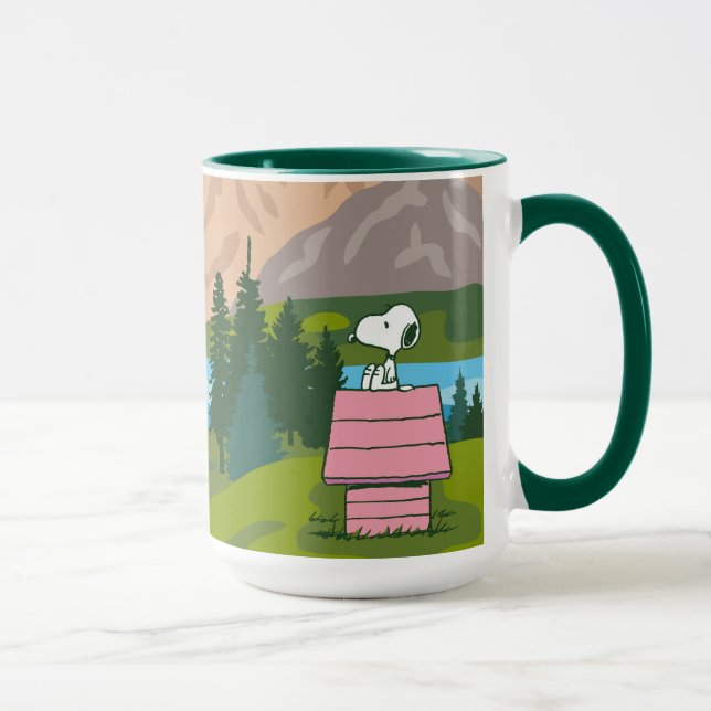 Taza Maní | Snoopy & Woodstock El Gran Exterior (Derecha)