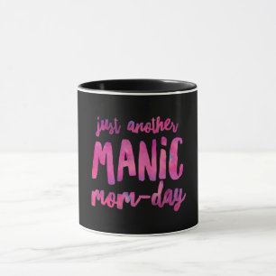 Taza Manic Mom-Day Black 11 oz Combo Mug