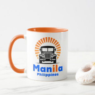 Taza Manila Filipinas Sudeste Asiático