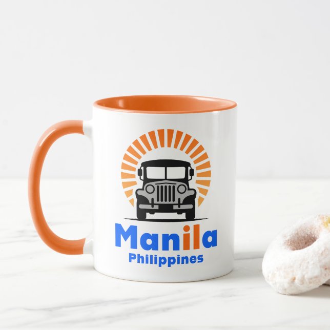 Taza Manila Philippines Southeast Asia (Con donut)