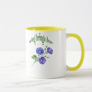 Taza Manipulación de flor de primavera - Diseño "Primav