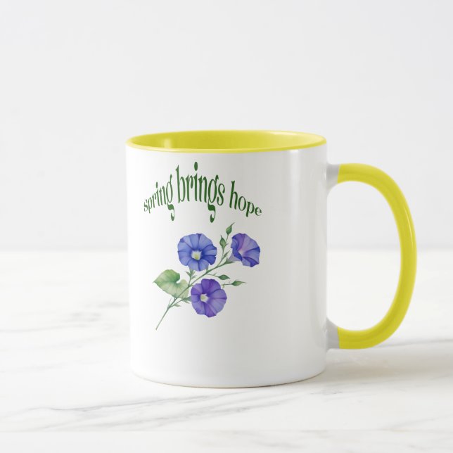 Taza Manipulación de flor de primavera - Diseño "Primav (Derecha)