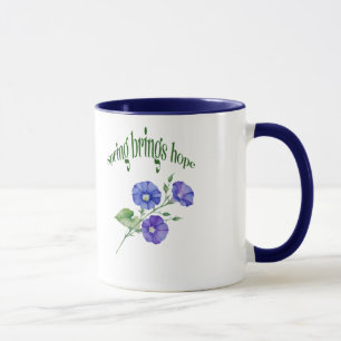 Taza Manipulación de flor de primavera - Diseño "Primav