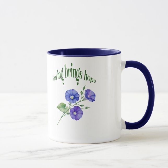 Taza Manipulación de flor de primavera - Diseño "Primav (Derecha)