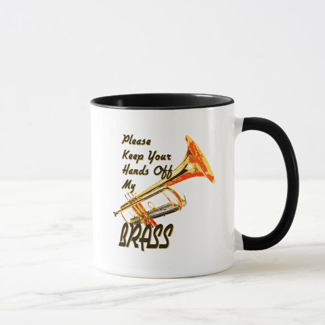 Taza Mano fuera de mi Brass/ Trumpet (Derecha)