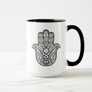 Taza Mano inspirada de Hamsa