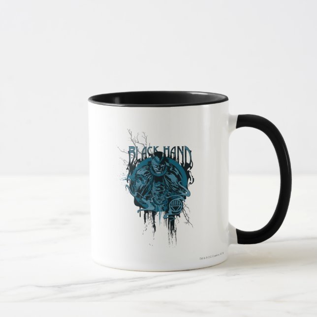 Taza Mano negra - Collage gráfico (Derecha)