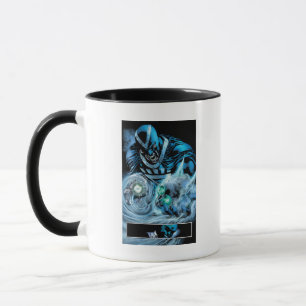 Taza Mano negra con panel de cráneo