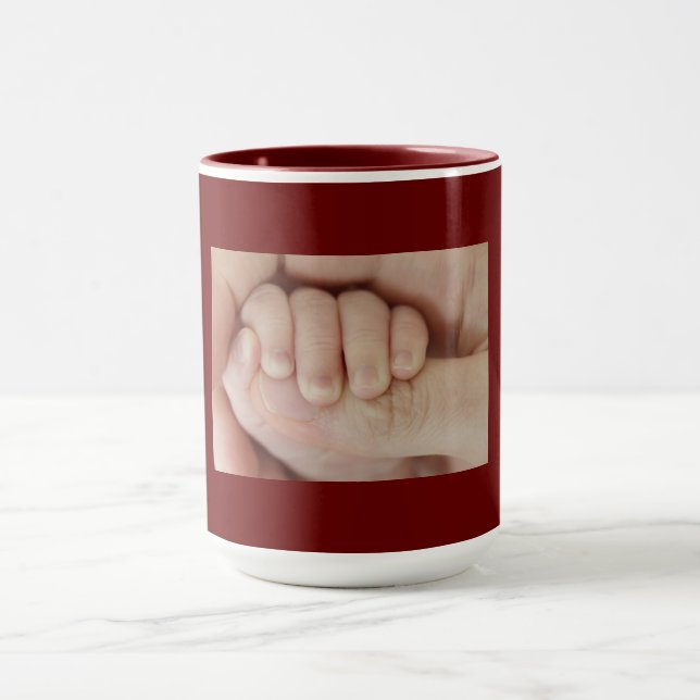 Taza Mano padre e hijo (Centro)