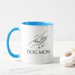 Taza Mano y Pata de Mamá Perro