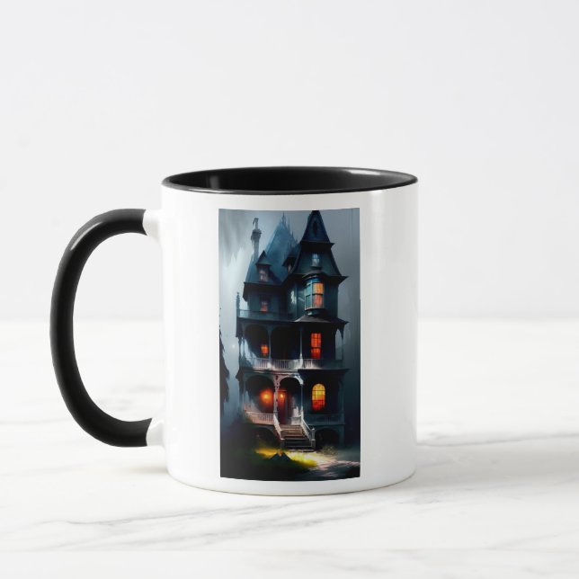 Taza Manor victoriana embrujada (Izquierda)