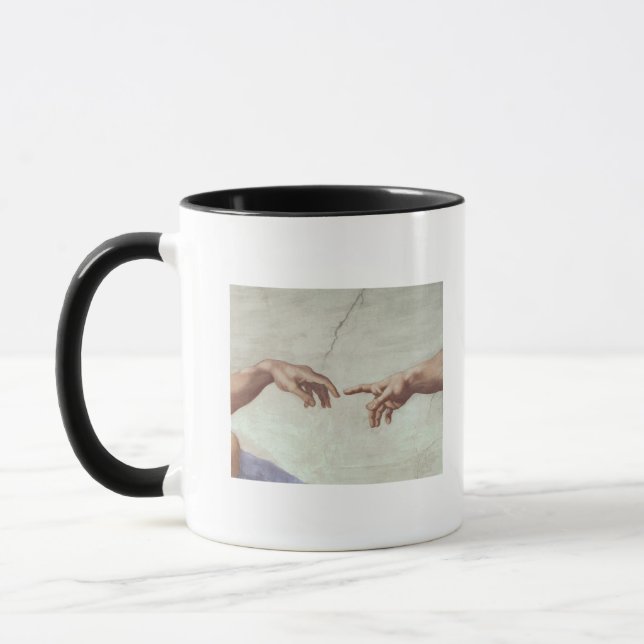 Taza Manos de dios y de Adán (Izquierda)