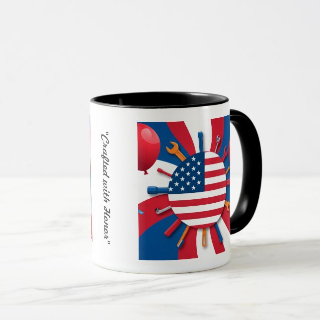 Taza "Manos de honor" (Anverso derecho)