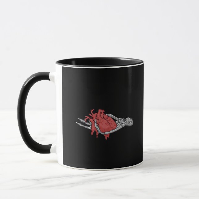 Taza Manos de Skeleton Heart (Izquierda)