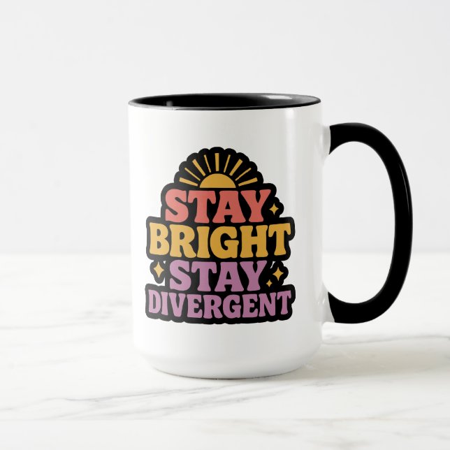 Taza Mantén el Brillo, Mantén la Diversidad (Derecha)
