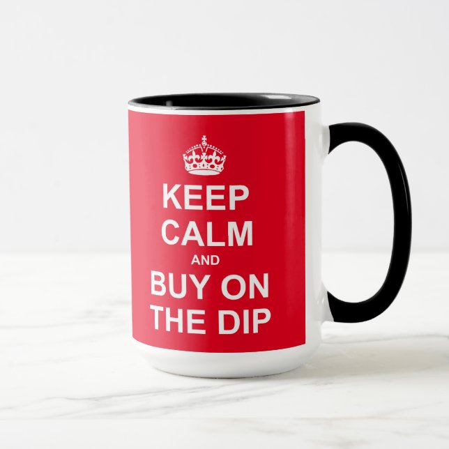 Taza Mantén La Calma Y Compra El Dip (Derecha)