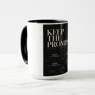 Taza Mantén La Promesa™   Disciplina Premium & Personal