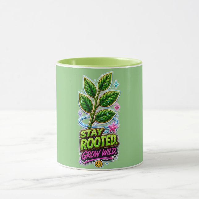 Taza Mantén tus Raíces Crece Salvaje (Centro)