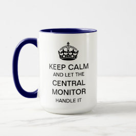 Taza Mantener el monitor central de calma