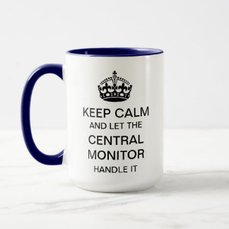 Taza Mantener el monitor central de calma