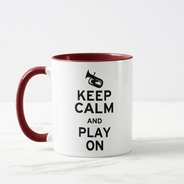 Taza Mantener la calma Baritone (Izquierda)