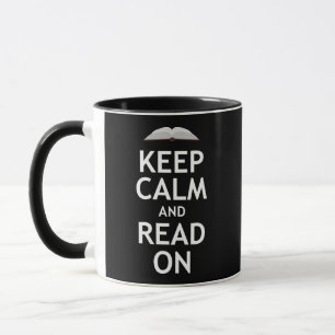 Taza Mantener la calma y seguir leyendo