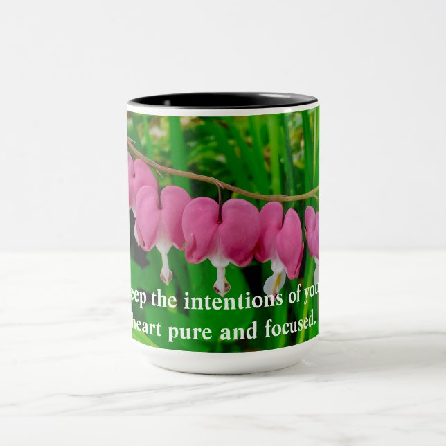 Taza Mantener Las Intenciones De Su Corazón Puras Y Cen (Centro)