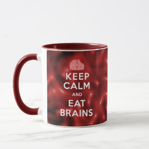 Taza Mantener los cerebros de la alimentación calmada