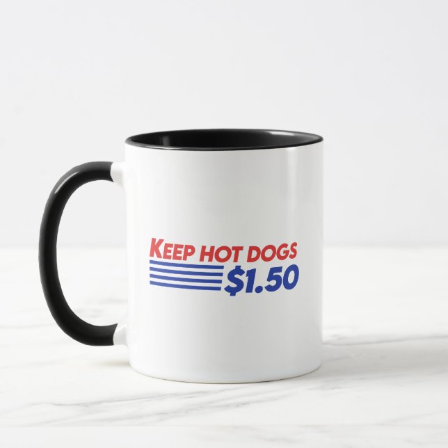 Taza Mantener perros calientes $ 1.50 (Izquierda)