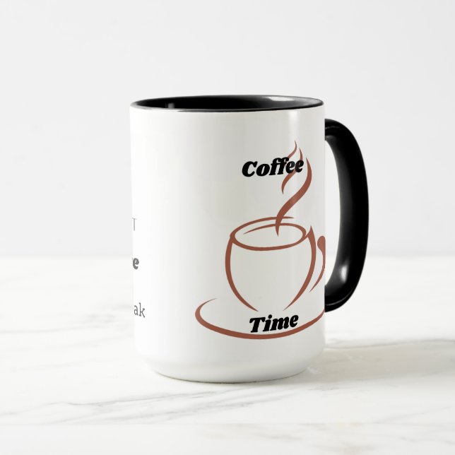 Taza Mantener tu lengua (Anverso derecho)