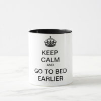 MANTENGA LA CALMA Y VAYA ANTES A LA CAMA