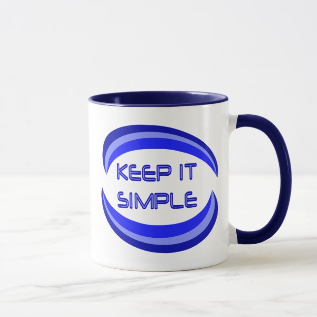 Taza Manténgalo simple (Derecha)