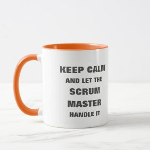Taza Mantengan la calma y dejen que el maestro de la li