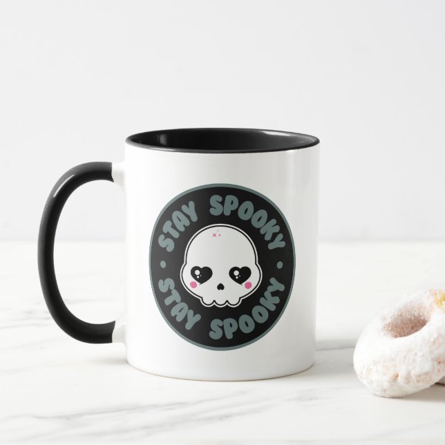 Taza Manténganse Tonto (Con donut)