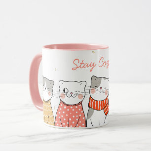 Taza Mantente cómodo gato