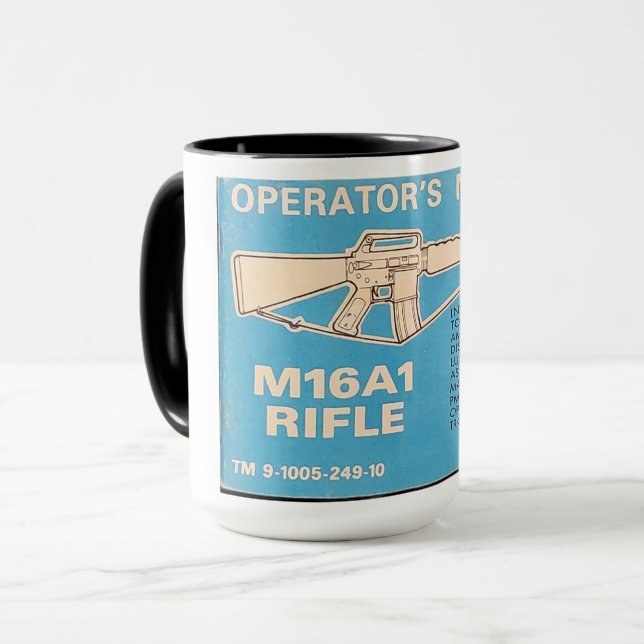 Taza Manual del operador M16 A1 Café Mug (Anverso izquierdo)