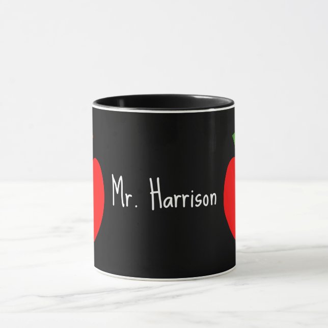 Taza Manzanas para profesores negros (Centro)