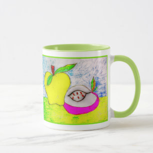 Taza Manzanas Pop Art