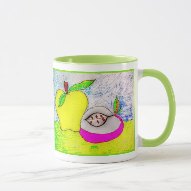 Taza Manzanas Pop Art (Derecha)