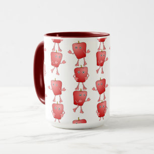 Taza Manzanas verticales