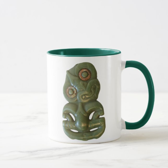 Taza maorí de Hei-Tiki (Derecha)