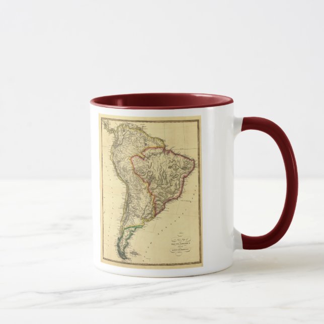 Taza Mapa 1817 de Suramérica (Derecha)