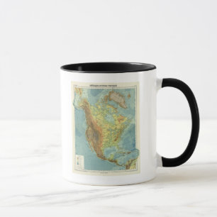 Taza Mapa 2 de Norteamérica
